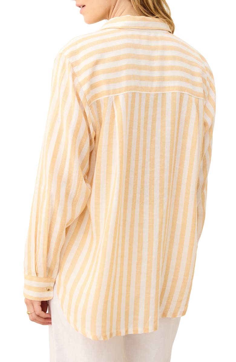 Marine Layer Jane Stripe Button-Up Shirt, Alternate, color, 