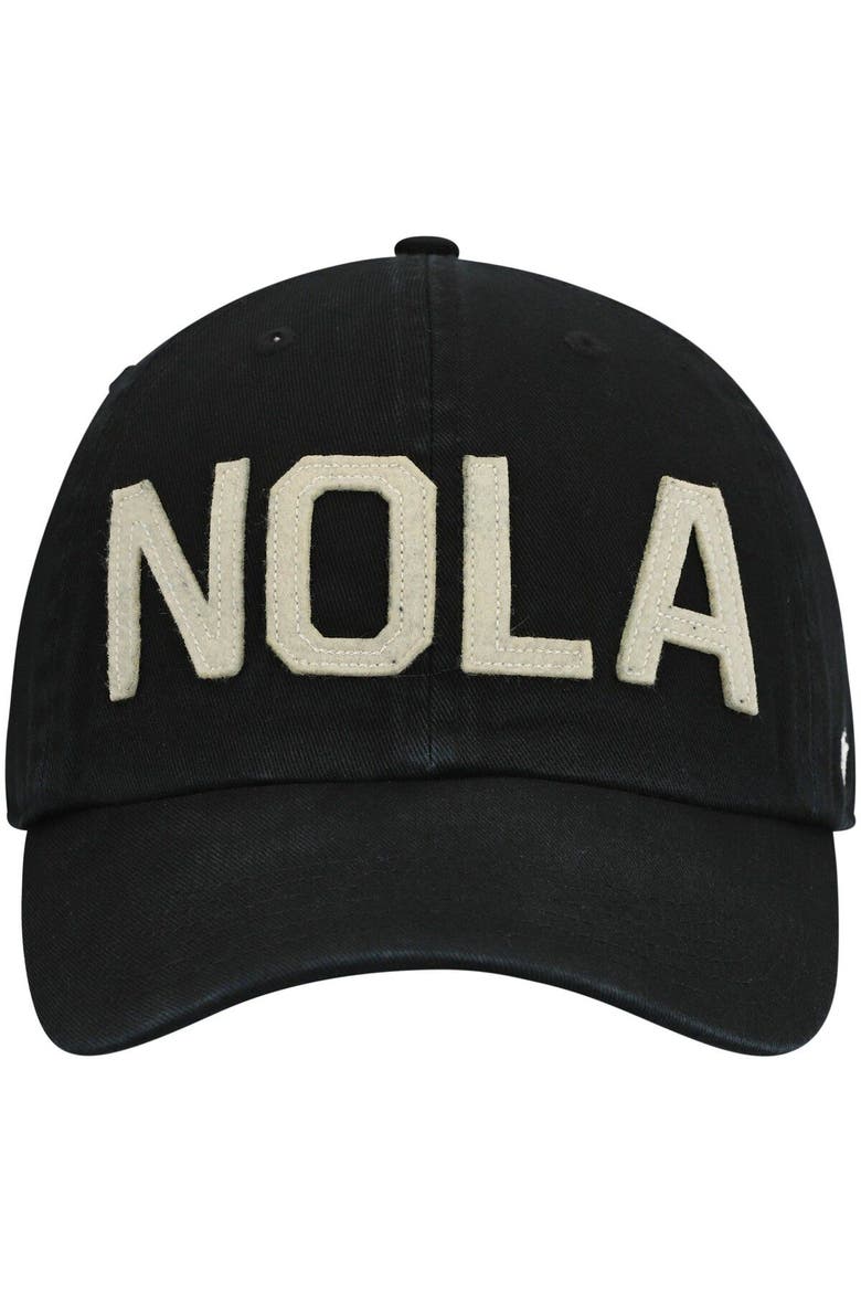 Women's '47 Black New Orleans Saints Finley Clean Up Adjustable Hat, Alternate, color, Black