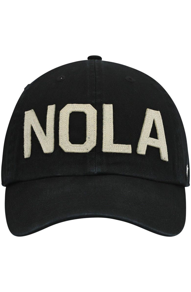'47 Women's '47 Black New Orleans Saints Finley Clean Up Adjustable Hat, Alternate, color, 