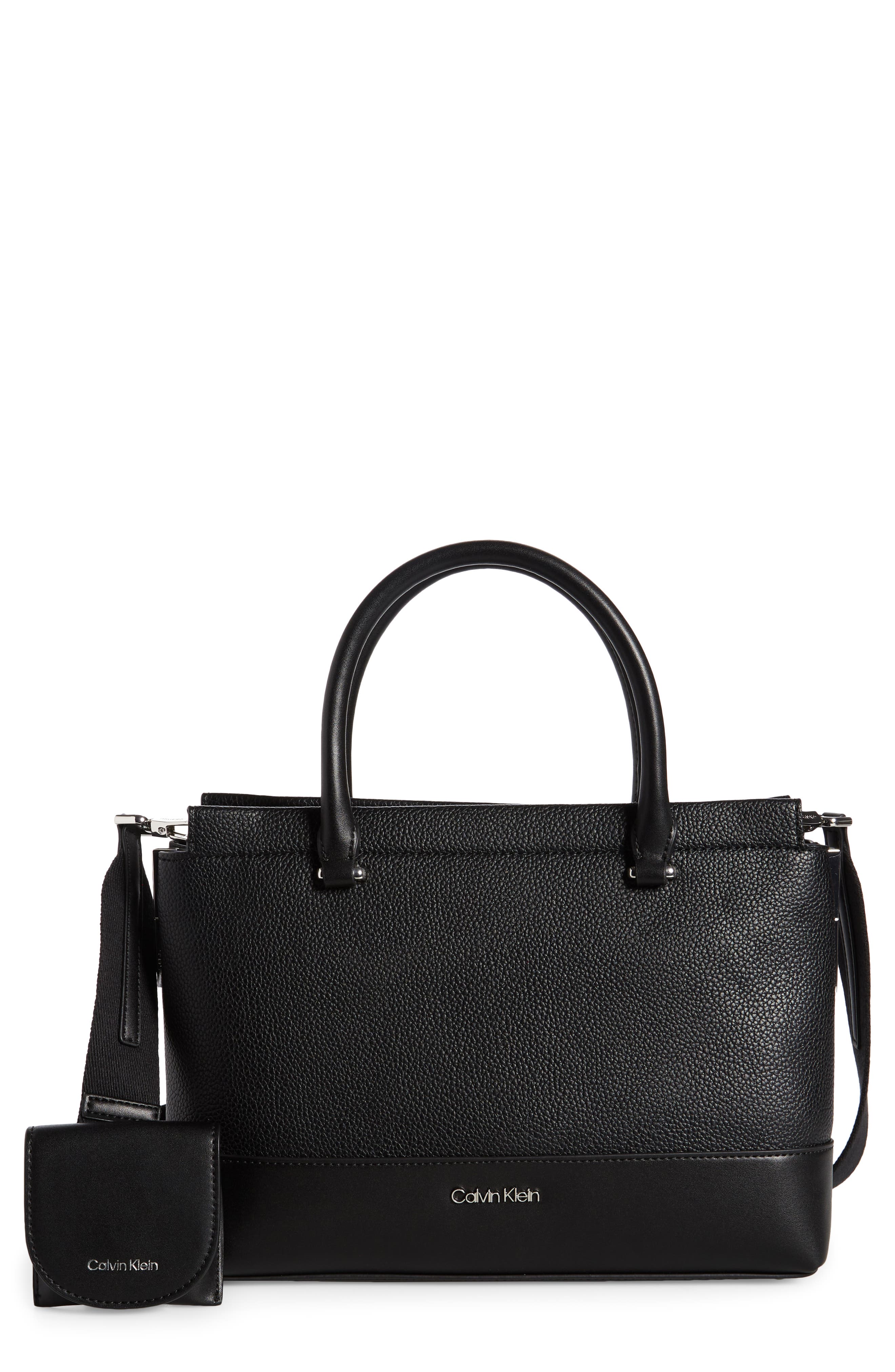 Calvin Klein Bianca Satchel Bag, Main, color, 
