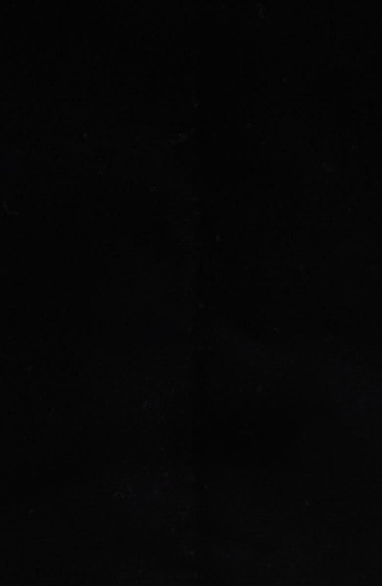 Carolina Herrera Off the Shoulder Long Sleeve Velvet & Satin Midi Dress, Alternate, color, Black/ White