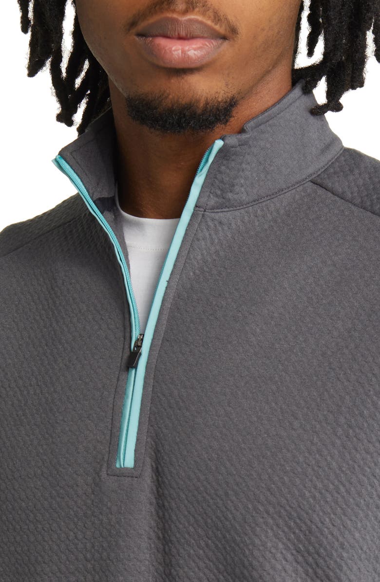 Swannies Scott Textured Quarter Zip Golf Pullover, Alternate, color, 