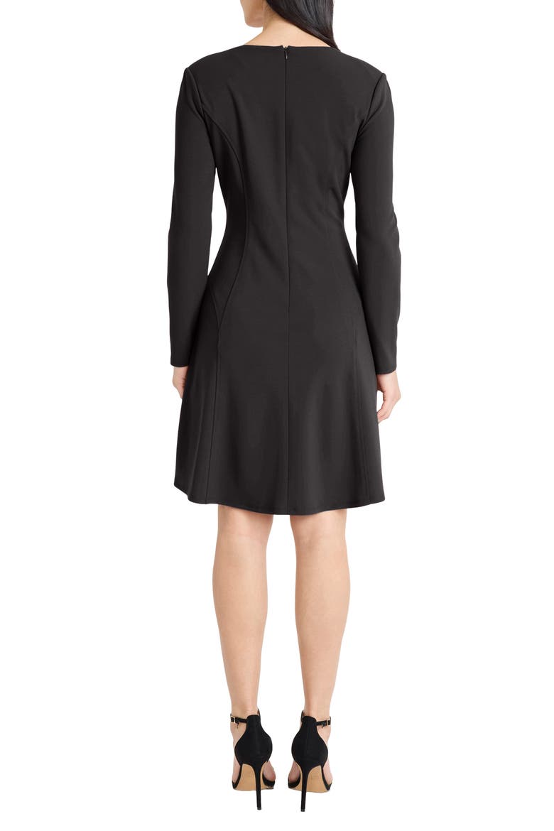 Long Sleeve Dress, Alternate, color, BLACK