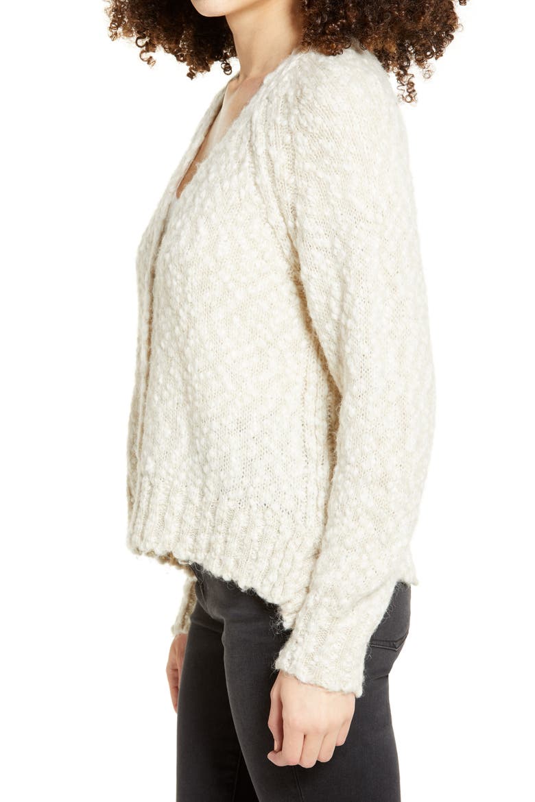 Textured Cardigan, Alternate, color, OATMEAL