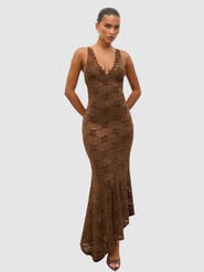 Pretty Lavish Zoey Floral Lace Maxi Dress