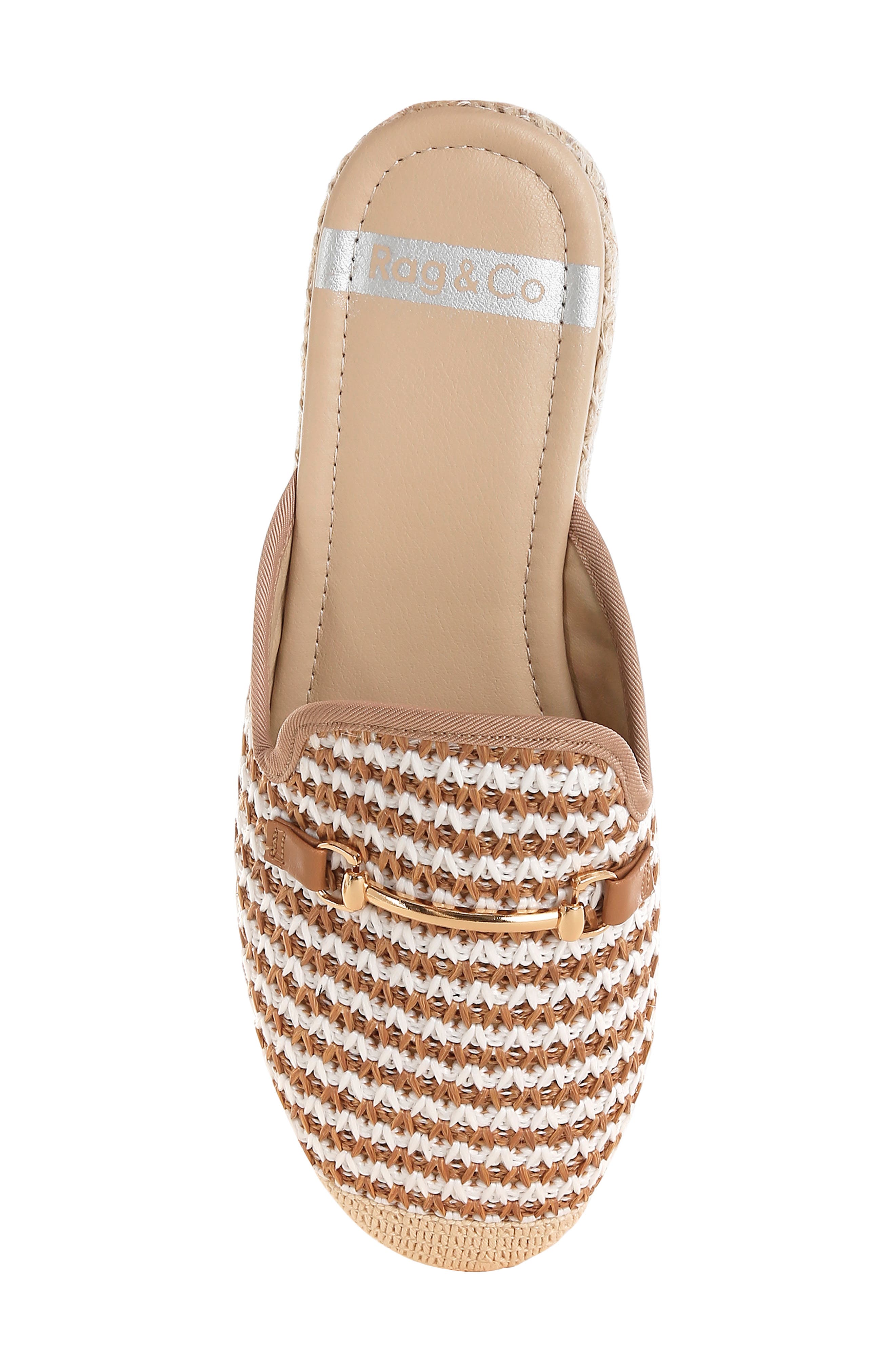 Rag & Co Himari Espadrille Bit Mule, Alternate, color, Brown