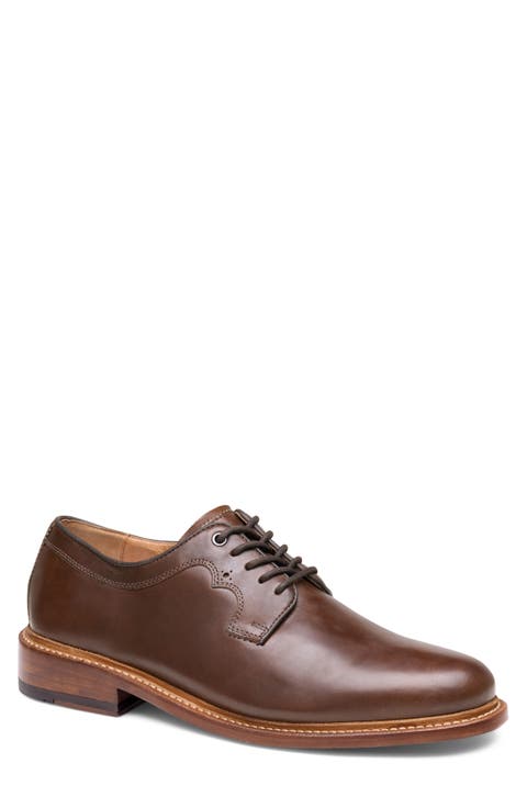 Dearborn Plain Toe Leather Derby