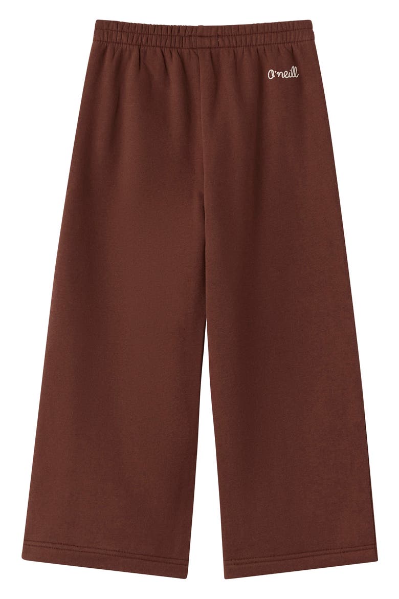 Kids' Larson Fleece Sweatpants, Alternate, color, CHOCOLATE