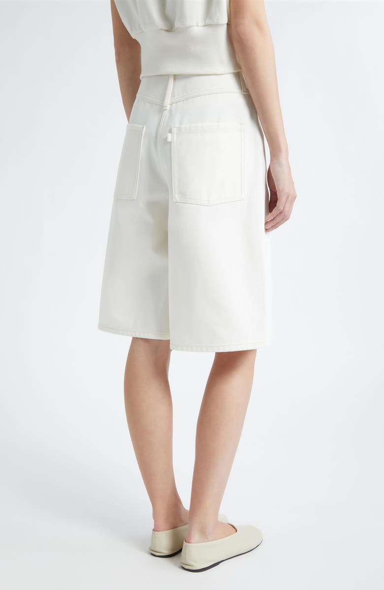 3.1 Phillip Lim Ghost Patch Lightweight Denim Bermuda Shorts, Alternate, color, Tofu