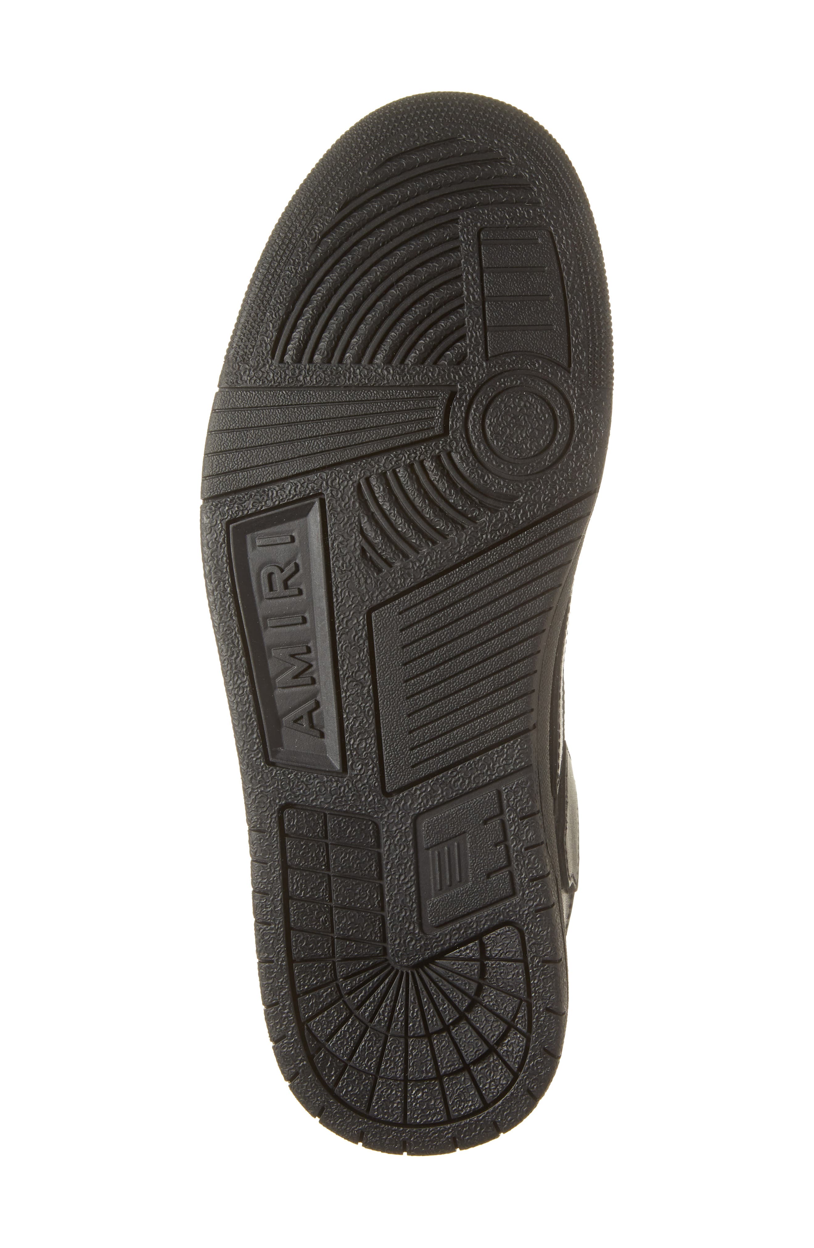 AMIRI Skeleton Low Top Sneaker, Alternate, color, Black