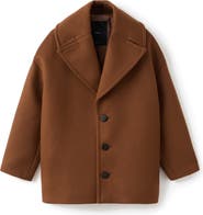 MANGO Selection Oversize Short Wool Blend Coat