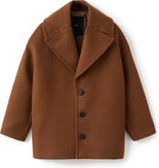 MANGO Selection Oversize Short Wool Blend Coat