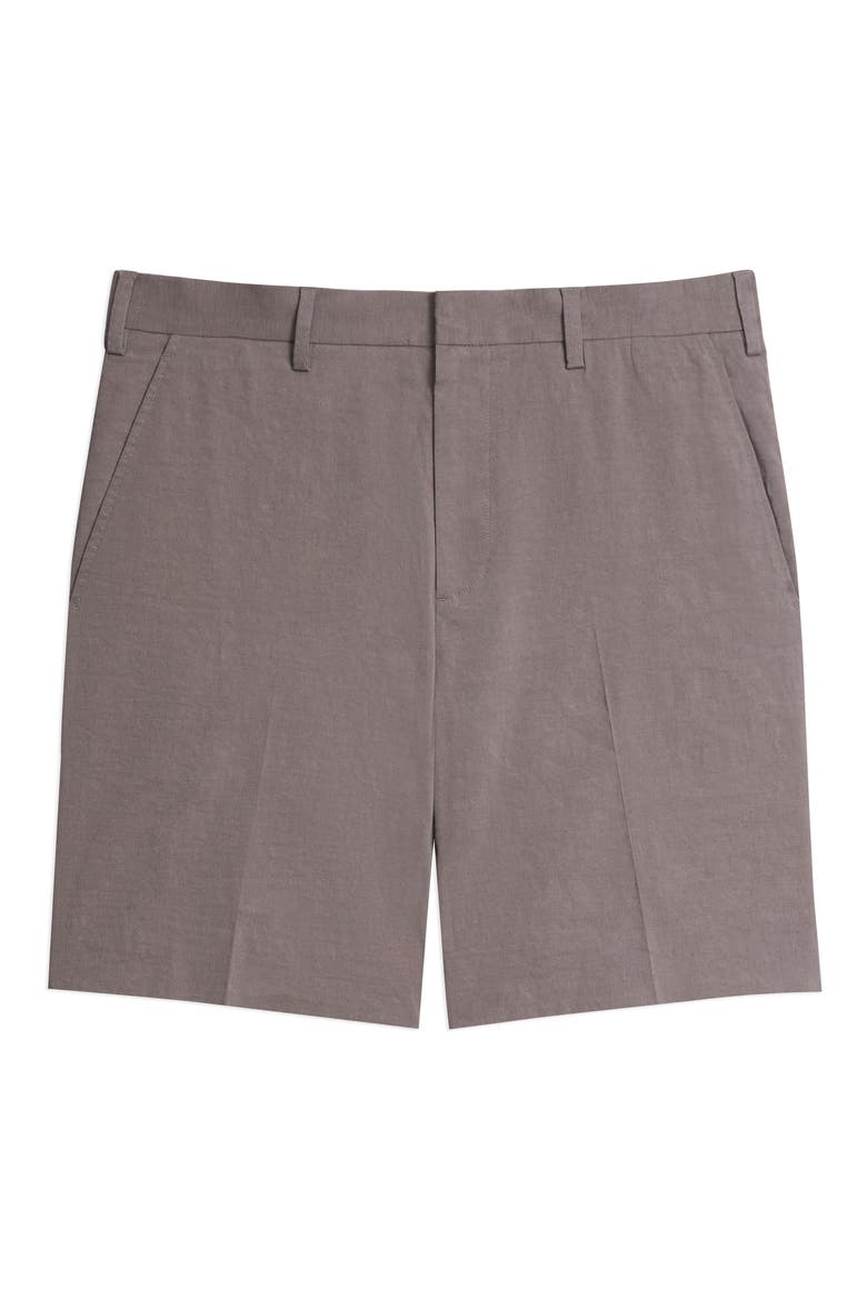 Standard Good Linen Blend Shorts, Alternate, color, MOREL