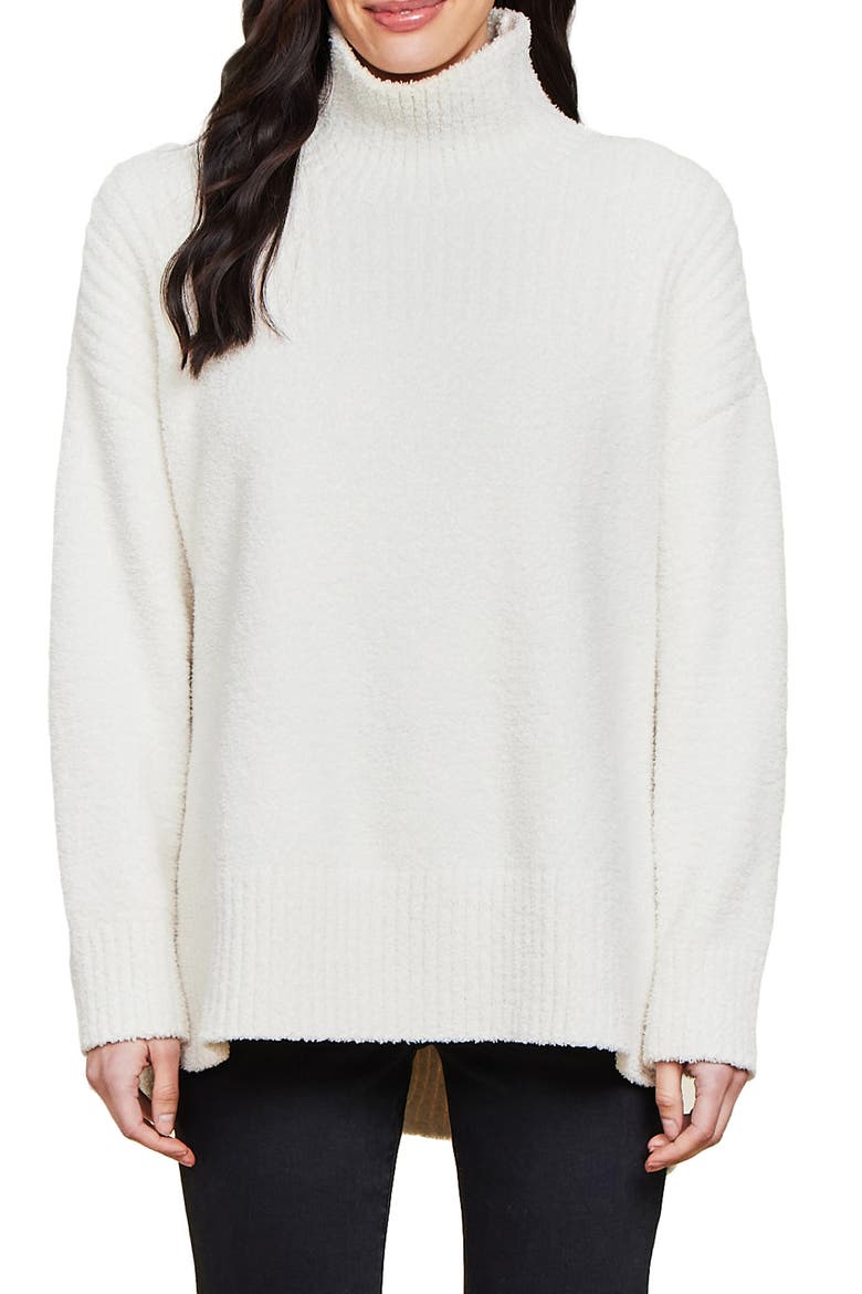 CozyChic™ High-Low Pullover, Main, color, CREAM