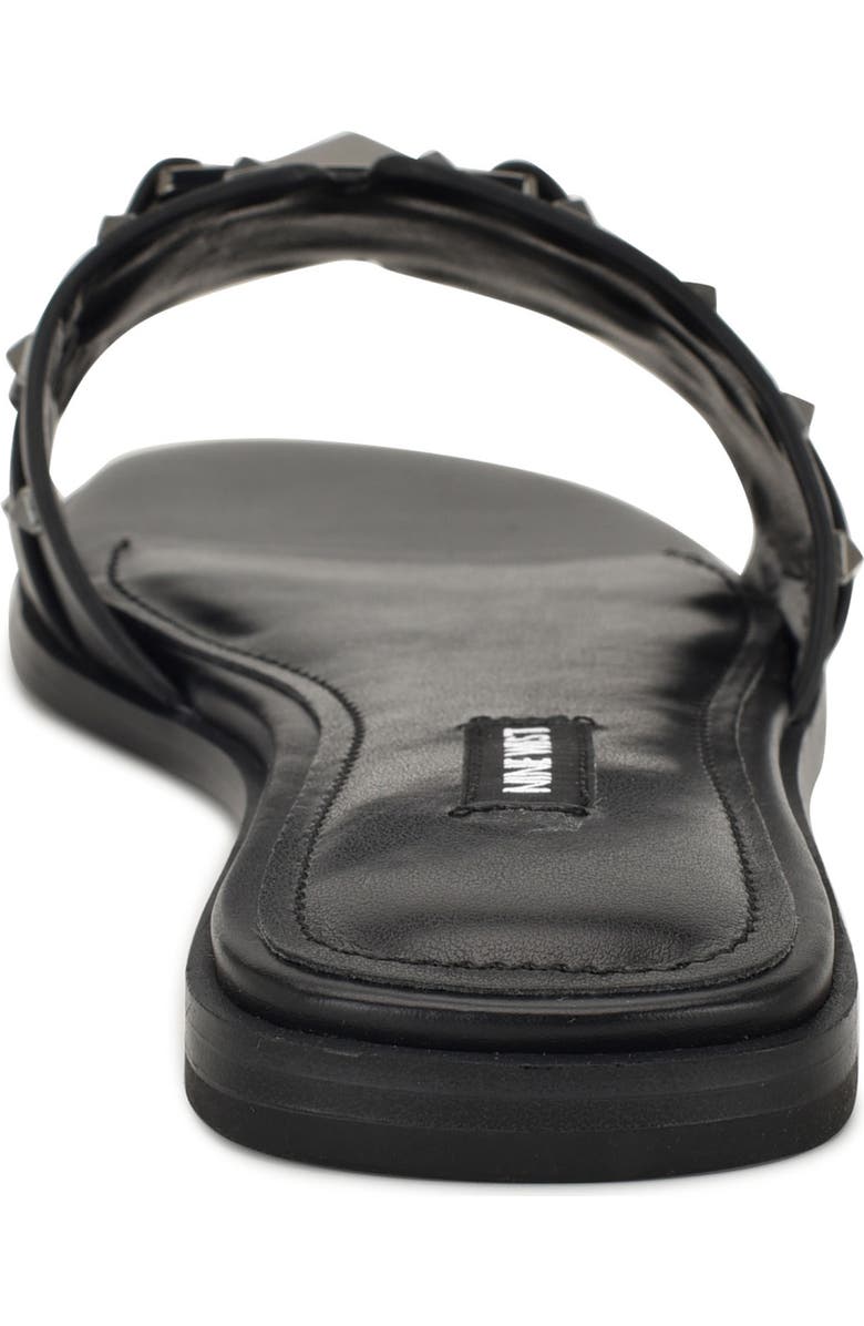 Nine West Griyen Studded Slide Sandal, Alternate, color, Black 002