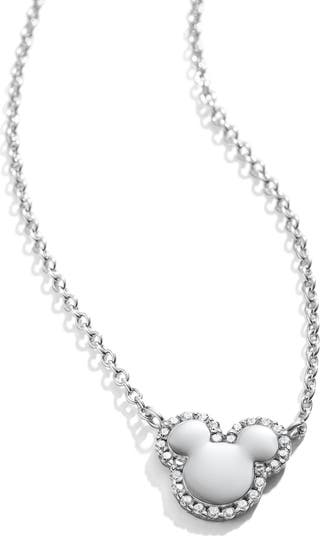 ◆bauble bar◆Mickey Mouse Disney Pave Pendant Necklace Mickey Mouse Disney Pavé Pendant Necklace - Gold/Pavé – Ends