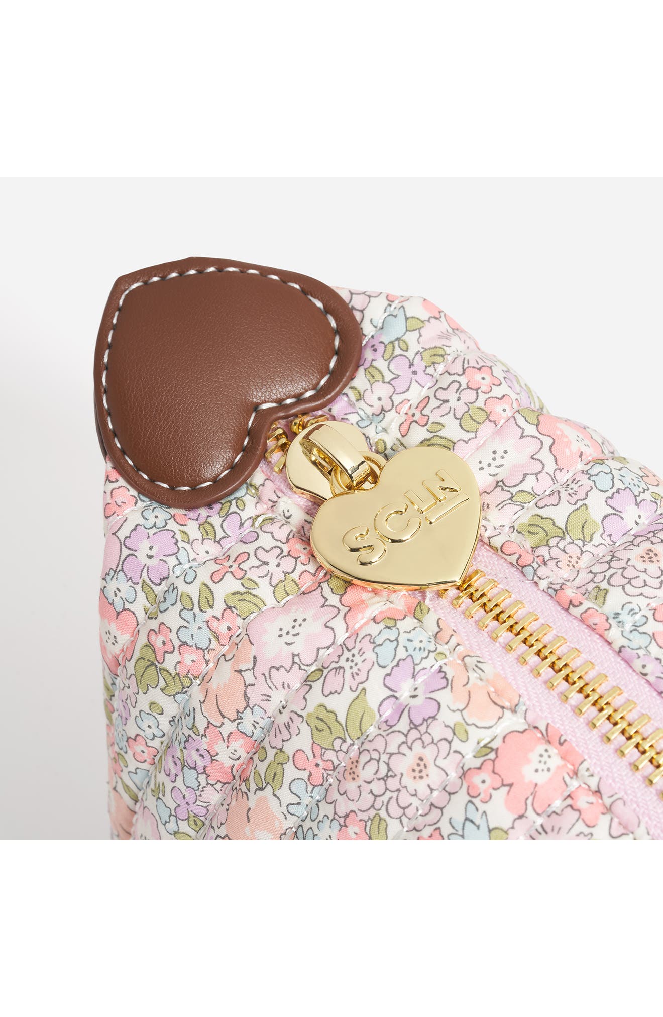 Stoney Clover Lane x Liberty Large Quilted Cotton Pouchette, Alternate, color, Michelle