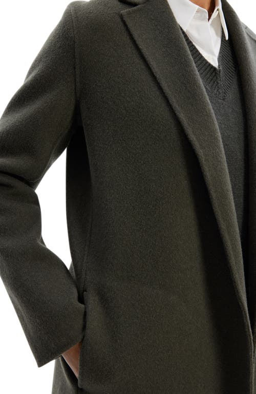 Theory Wool And Cashmere-blend Felt Blazer In Gray