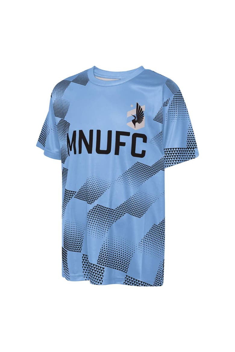Youth Outerstuff  Light Blue Minnesota United FC Sheer Thrill T-Shirt, Alternate, color, Light Blue