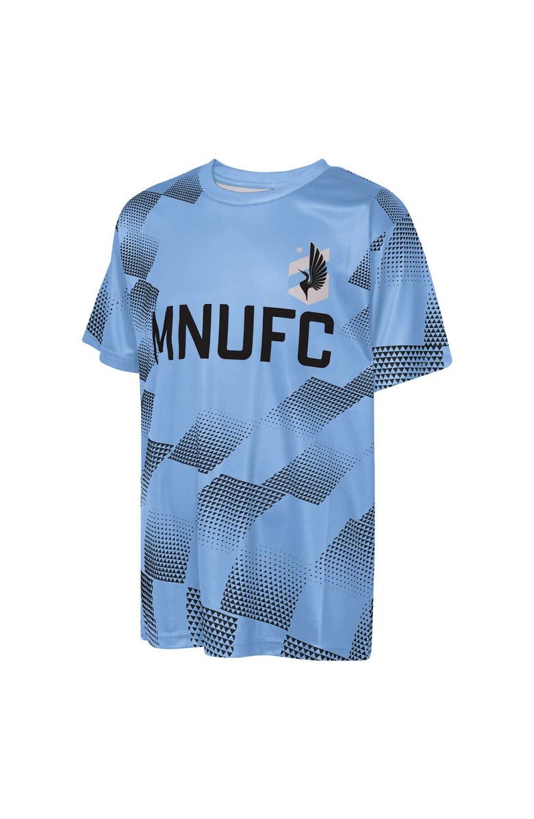 Outerstuff Youth Outerstuff  Light Blue Minnesota United FC Sheer Thrill T-Shirt, Alternate, color, Light Blue