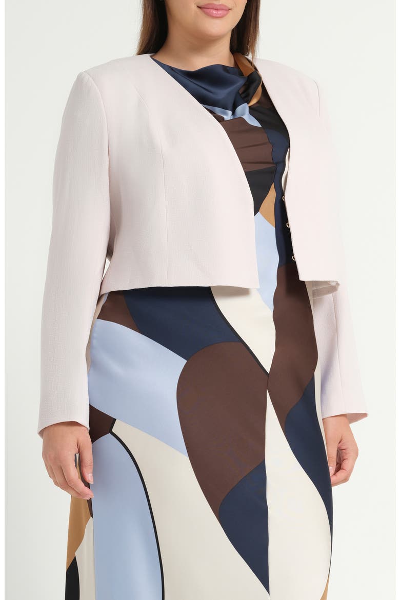 Billie Crop Jacket, Alternate, color, OYSTER