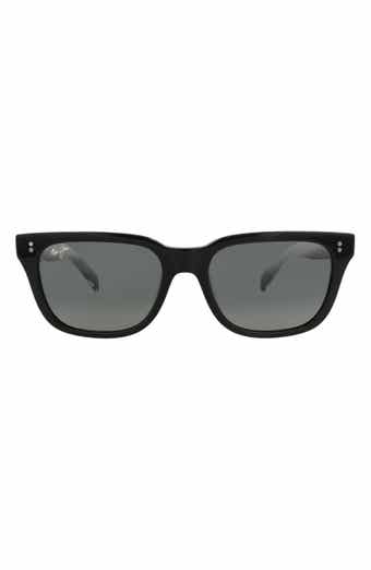 54mm Polarized Bi-Gradient Square Sunglasses