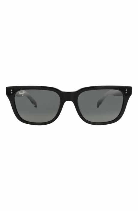54mm Polarized Bi-Gradient Square Sunglasses