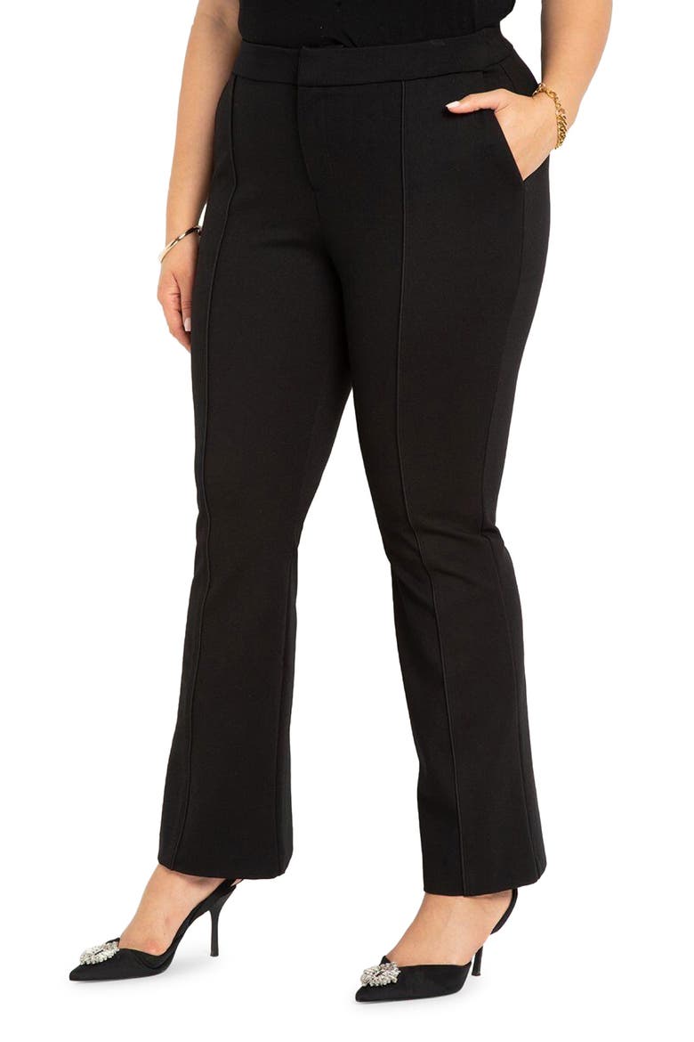 The Ultimate Stretch Flare Leg Pant, Main, color, BLACK