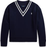 Polo Ralph Lauren Fleece Knit Cotton Blend Sweatshirt
