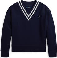 Polo Ralph Lauren Fleece Knit Cotton Blend Sweatshirt
