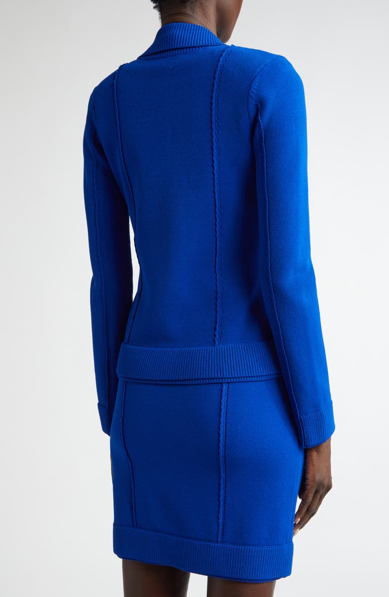 ST. JOHN Mixed Stitch Sweater Knit Jacket, Alternate, color,