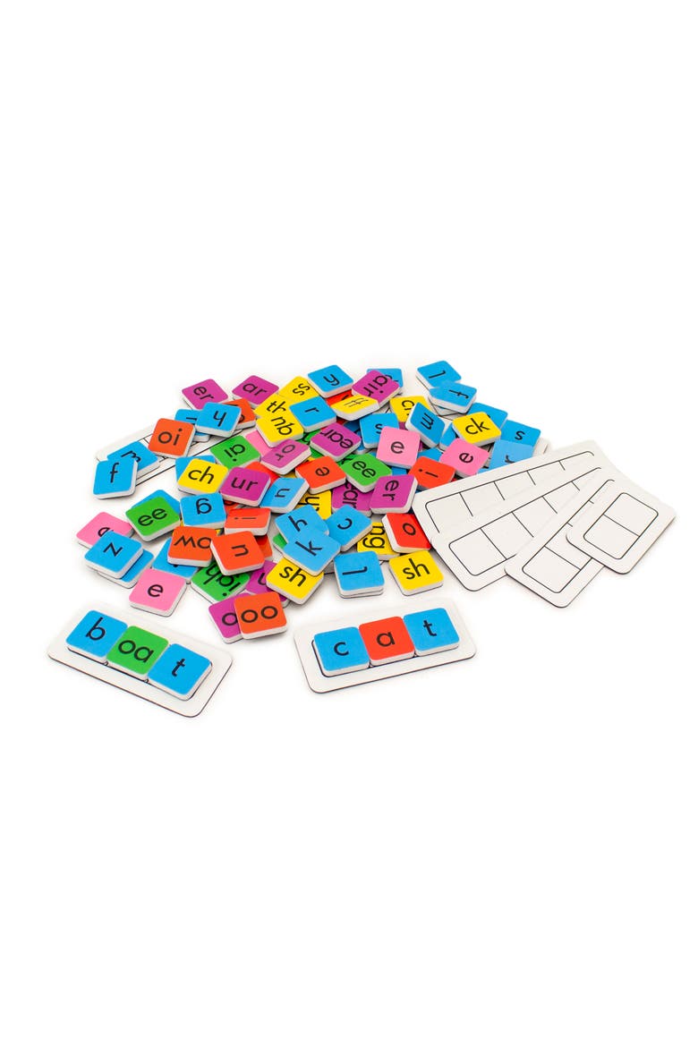 Rainbow Phonics Tiles With Builtin Magnetic Board, Alternate, color, Multicolored