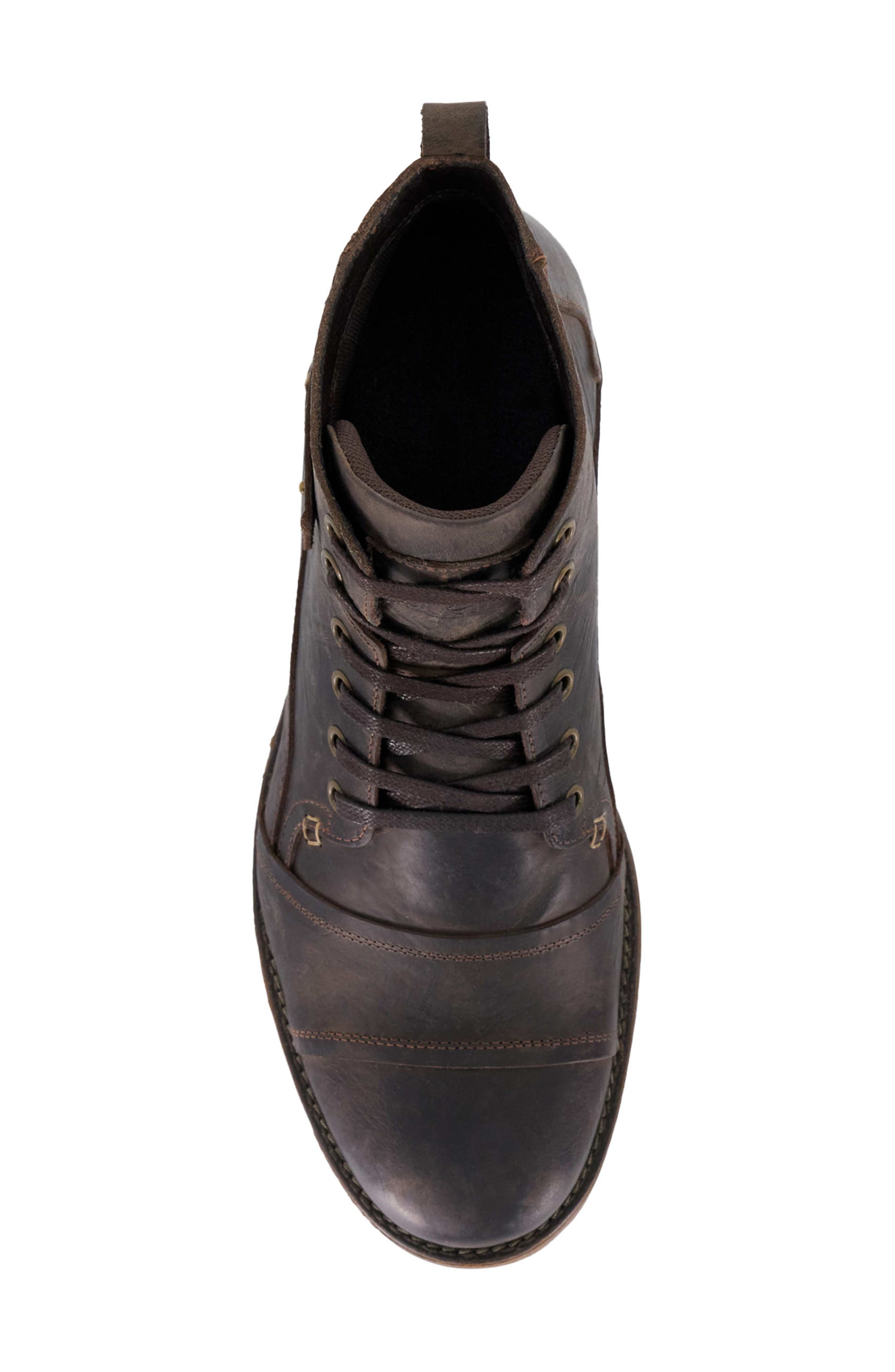 Dune London Simon Boot, Alternate, color, Dark Brown
