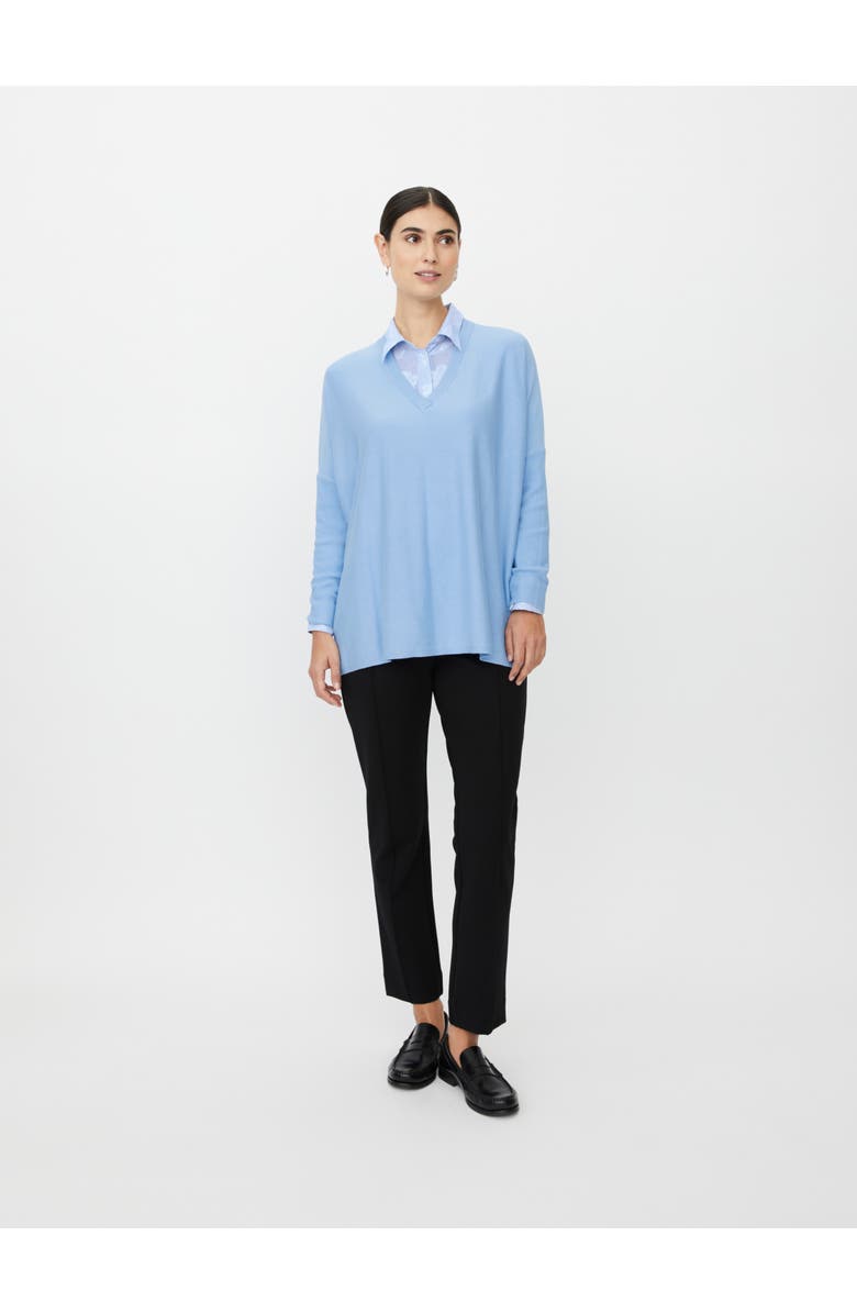 Masai Copenhagen MaFronia V-Neck Relaxed Fit Sweater, Alternate, color, Placid Blue