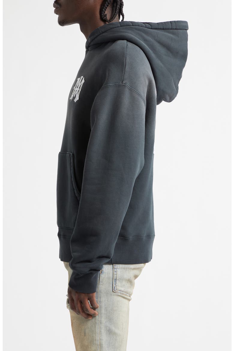 Hollywood Embroidered Logo Hoodie, Alternate, color, BLACK