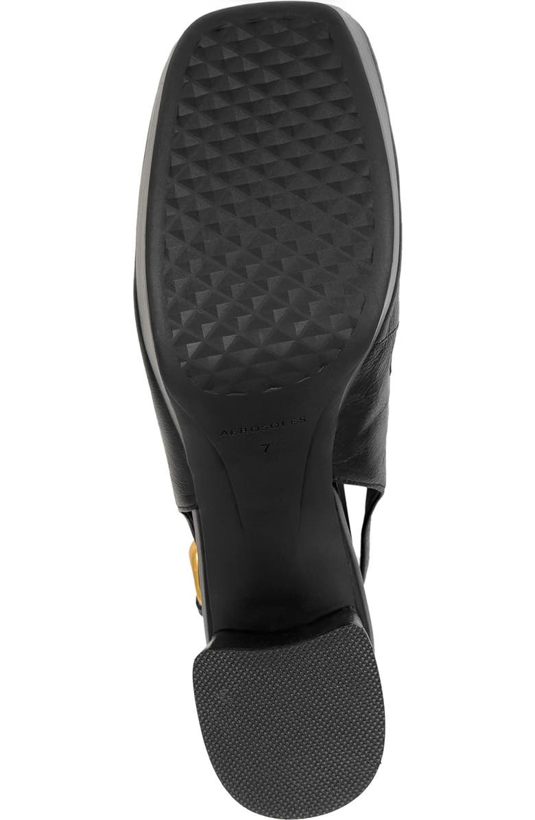 Aerosoles Sorin Slingback Bit Loafer Pump, Alternate, color, 001-Black Leather