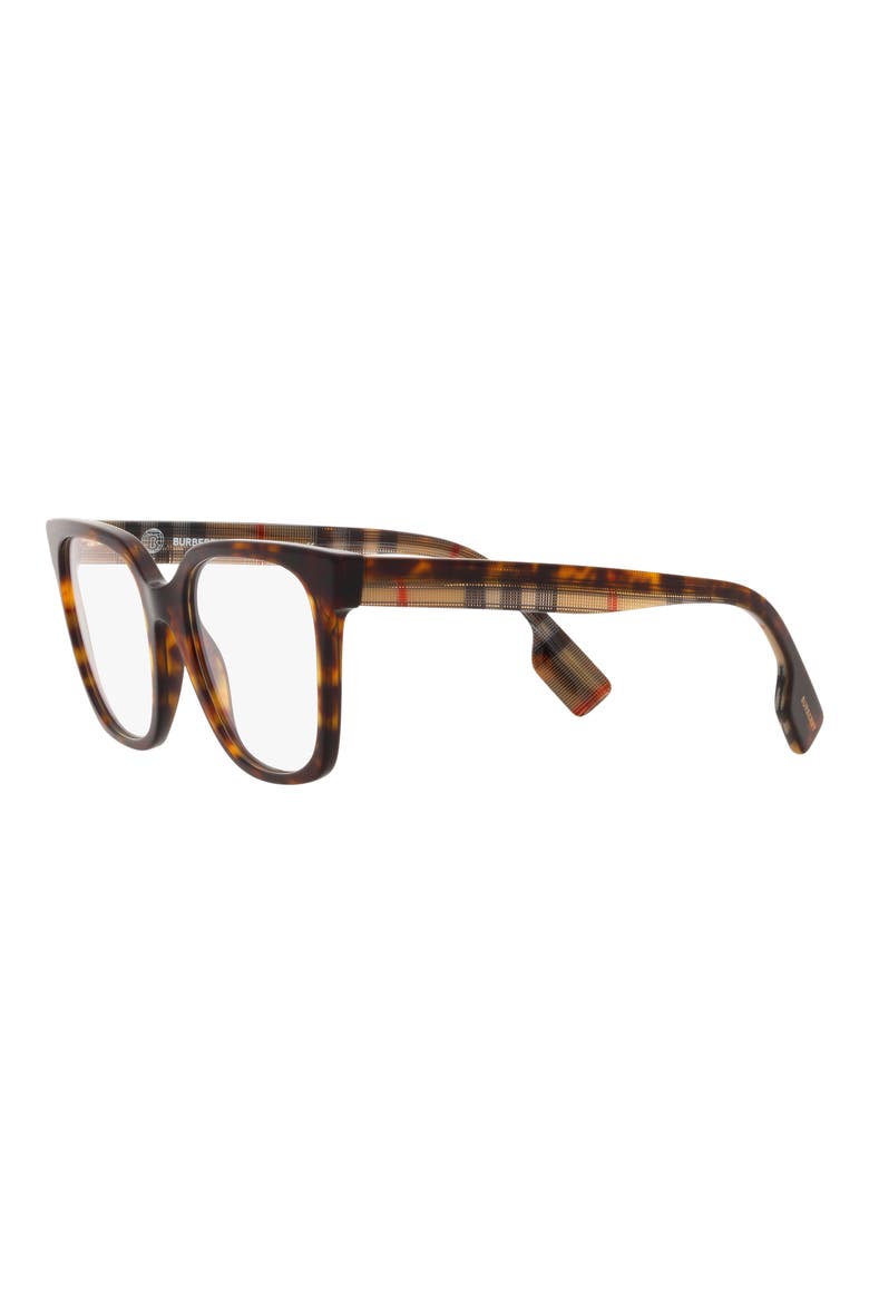Evelyn 52mm Square Optical Glasses, Alternate, color, DARK HAVANA