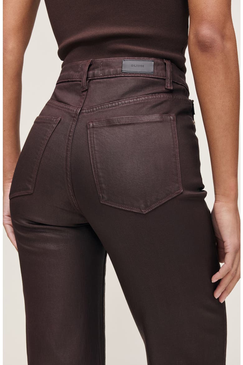Karmine Refined SculptSystem Coated High Rise Wide Leg Jeans, Alternate, color, FIG COATED