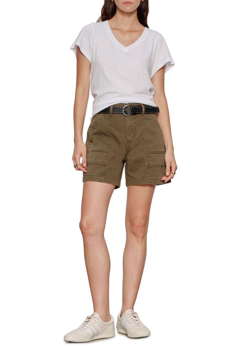 V-Neck T-Shirt, Alternate, color, WHITE