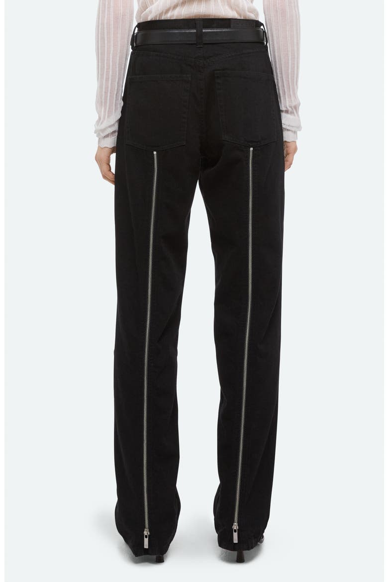 Back Zip Carpenter Jeans, Alternate, color, RINSED BLACK