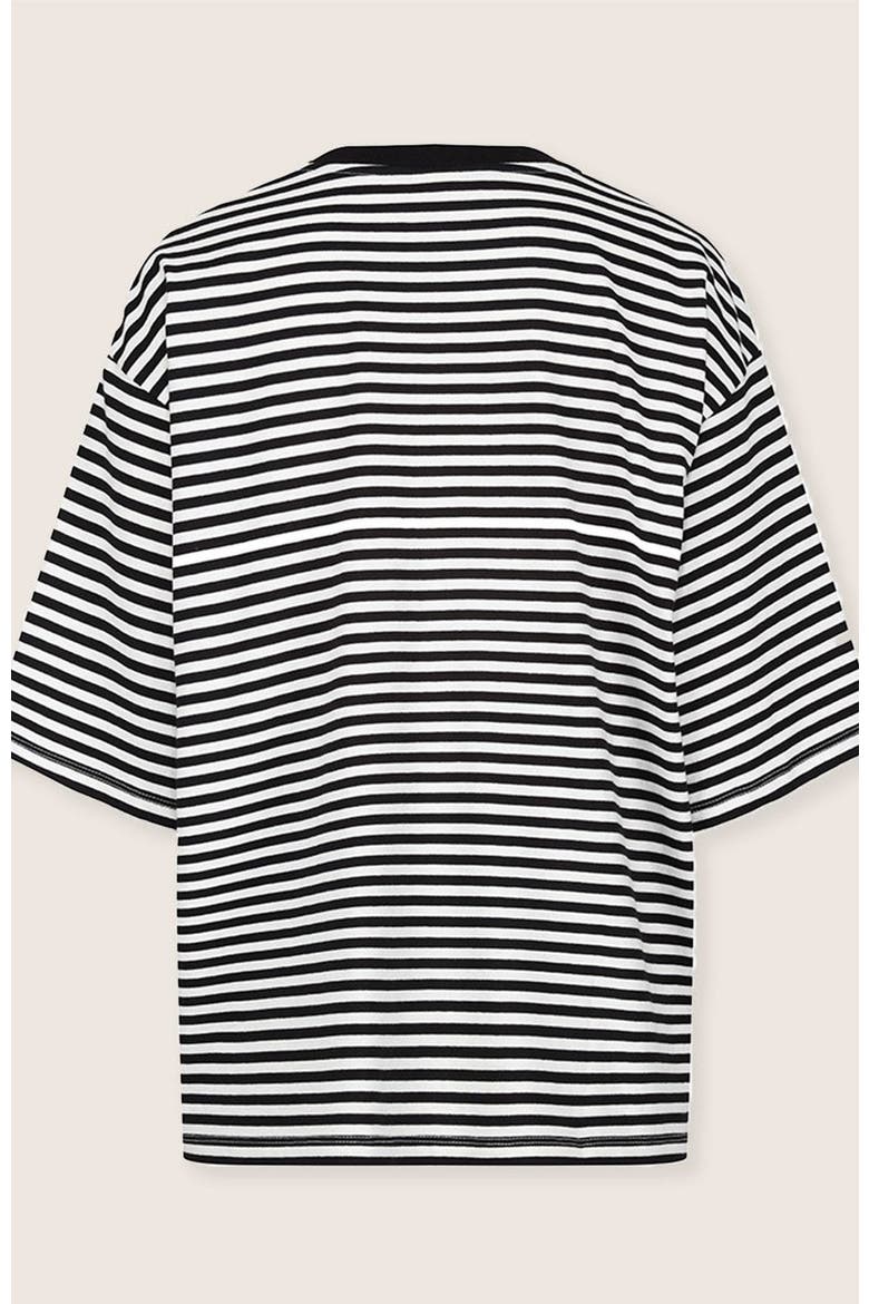 Organic Cotton Elsie Oversized T-Shirt, Alternate, color, Stripes