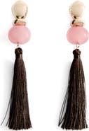 MANGO Tassel Pendant Earrings