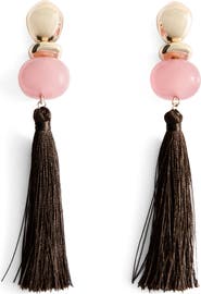 MANGO Tassel Pendant Earrings