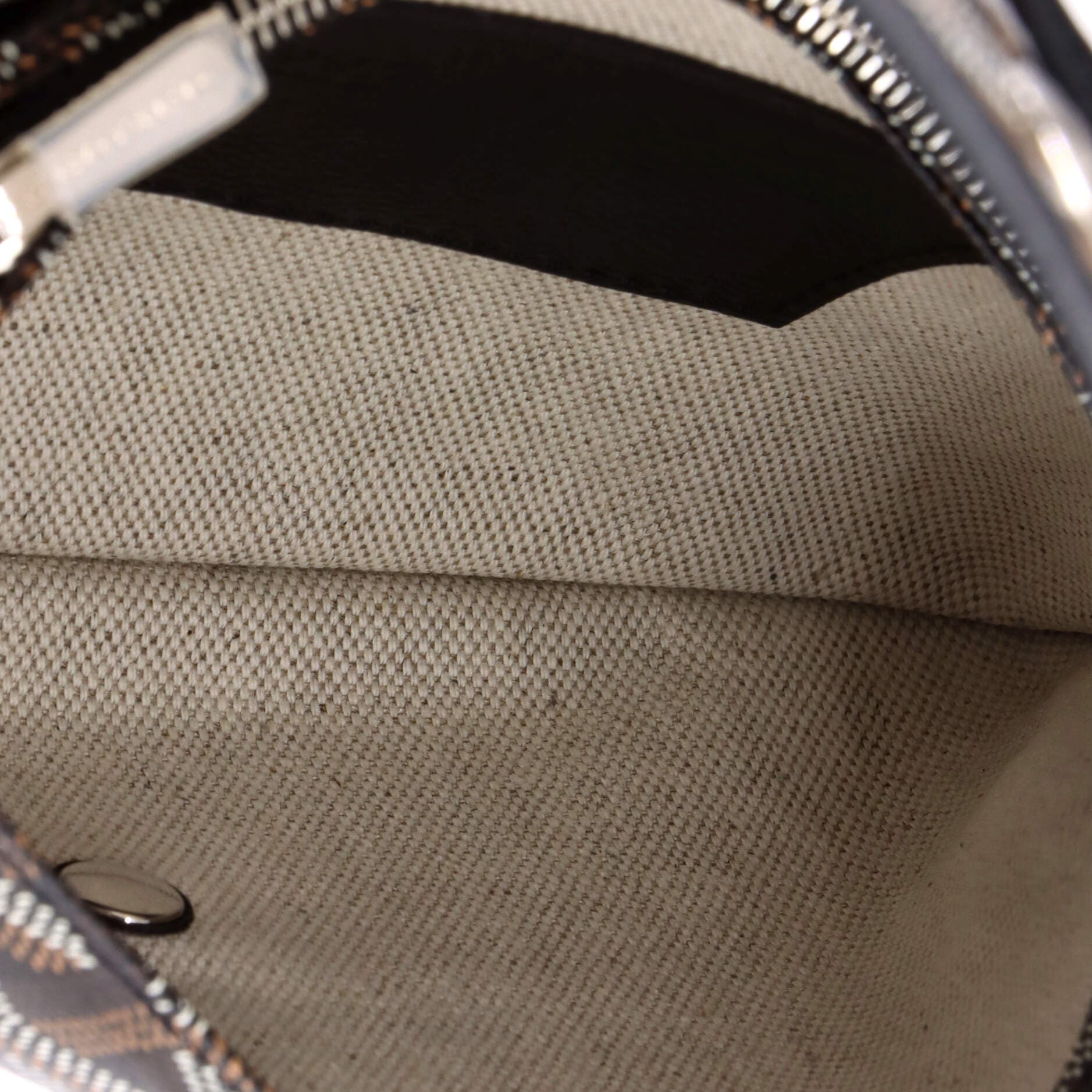 Pre-Owned Goyard Plumet Clutch Wallet Coated Canvas, Alternate, color, Black