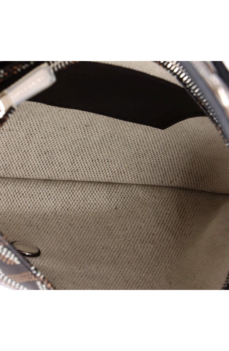 Pre-Owned Goyard Plumet Clutch Wallet Coated Canvas, Alternate, color, Black