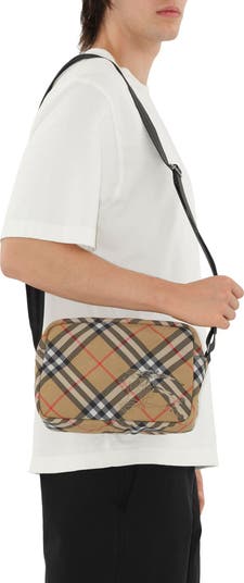Equestrian Knight Check Crossbody Bag