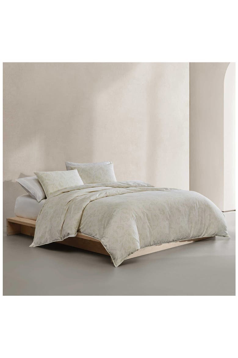 Yellow Leaves 200 Thread Count Cotton Comforter & Shams Set, Alternate, color, LIGHT / MEDIUM YELLOW