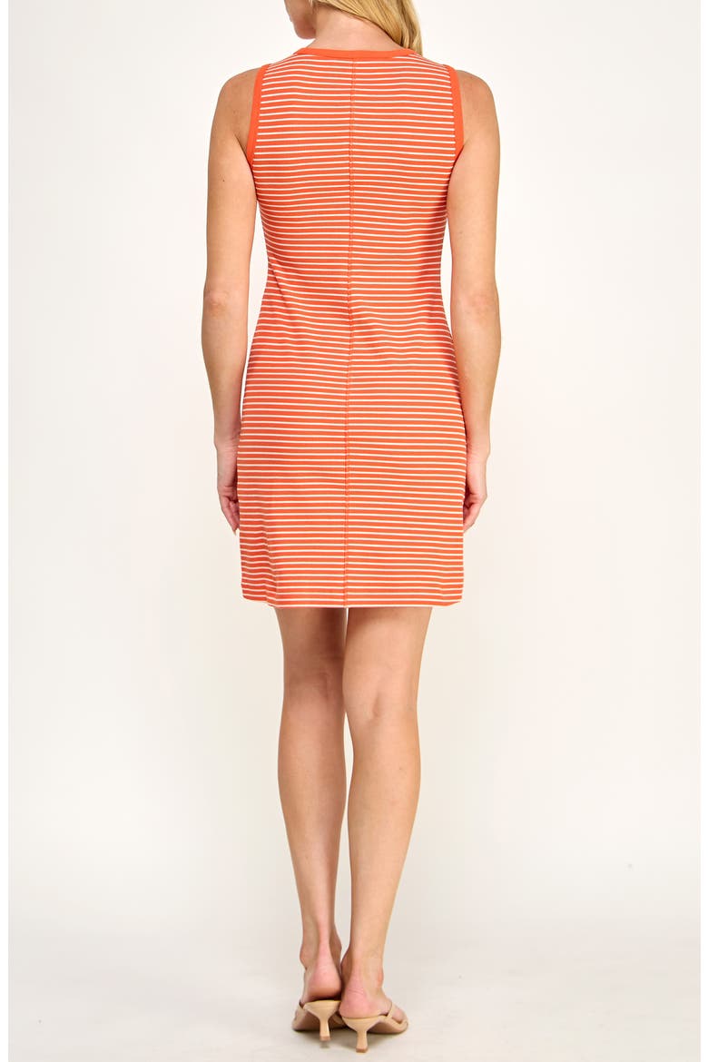 Ribbed Knit Tank Dress, Alternate, color, SNOW WHITE/ TIGER
