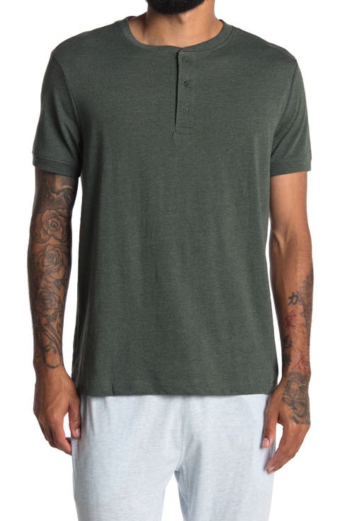 Supersoft Short Sleeve Knit Henley