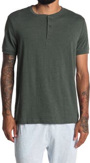 UNSIMPLY STITCHED Supersoft Short Sleeve Knit Henley